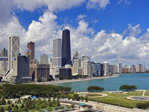 Tapety na pulpit Stany zjednoczone Chicago miasto Miasta