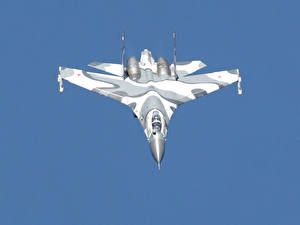Bakgrundsbilder på skrivbordet Flygplan Su-27