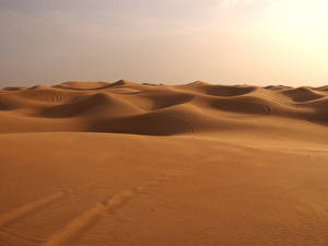 Bureaubladachtergronden Woestijn Natuur