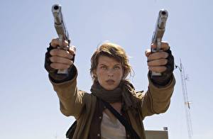 Bakgrundsbilder på skrivbordet Resident Evil (film) Resident Evil: Extinction Milla Jovovich film