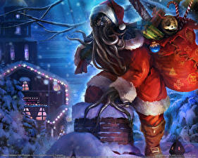 Wallpapers Holidays Christmas Santa Claus