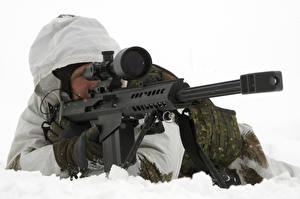 Фотографии Солдат Снайперская винтовка Снайперы