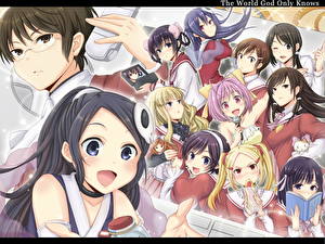 Papel de Parede Desktop Kami nomi zo Shiru Sekai