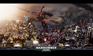 Bureaubladachtergronden Warhammer 40000 computerspel