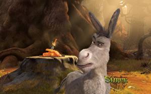 Hintergrundbilder Shrek – Der tollkühne Held Esel Animationsfilm