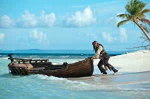 Bureaubladachtergronden Pirates of the Caribbean Kleine boten Films