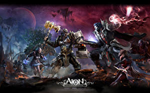 Bakgrundsbilder på skrivbordet Aion: Tower of Eternity dataspel