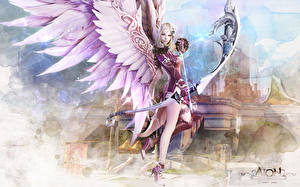 Pictures Aion: Tower of Eternity Archers vdeo game Girls