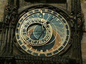 Fonds d'écran République tchèque Prague Horloge