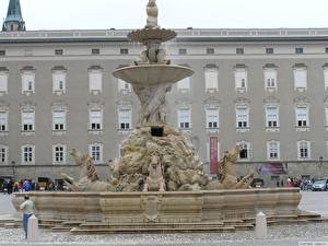 Papel de Parede Desktop Áustria Salzburgo Cidades