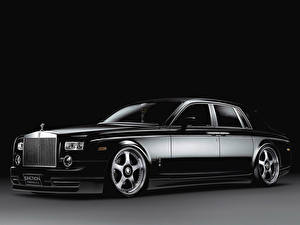 Wallpaper Rolls-Royce phantom junction Cars