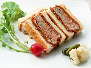 Fotos Butterbrot Sandwich Lebensmittel