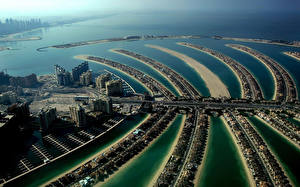 Bakgrundsbilder på skrivbordet Dubai Förenade Arabemiraten Städer