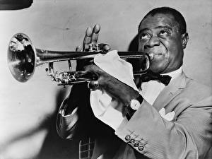 Tapety na pulpit Louis Armstrong Muzyka