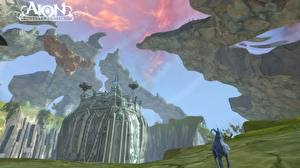 Bureaubladachtergronden Aion: Tower of Eternity computerspel