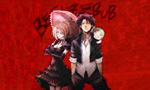 Bakgrundsbilder på skrivbordet Beelzebub Anime