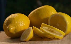 Fotos Obst Zitrone  Lebensmittel