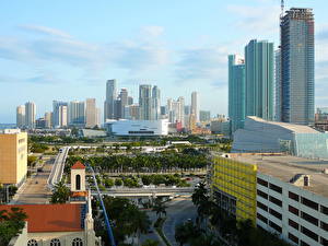 Hintergrundbilder USA Miami Städte