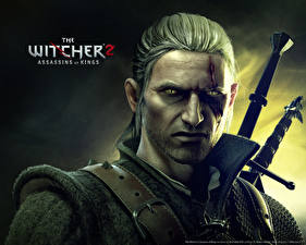 Bureaubladachtergronden The Witcher Geralt of Rivia  videogames
