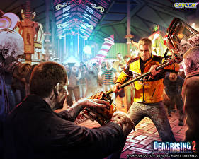 Bakgrundsbilder på skrivbordet Dead Rising Zombie  Datorspel