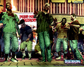 Bakgrundsbilder på skrivbordet Dead Rising Zombie dataspel