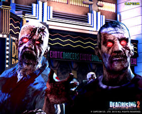Bakgrundsbilder på skrivbordet Dead Rising Zombie Två 2 spel