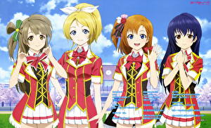 Tapety na pulpit Love Live!