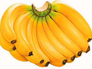 Papel de Parede Desktop Frutas Bananas  Alimentos