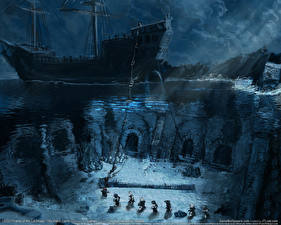Desktop wallpapers LEGO Pirates of the Caribbean  vdeo game