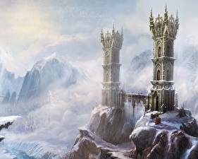 Bakgrunnsbilder Fantastisk verden Tårn  Fantasy