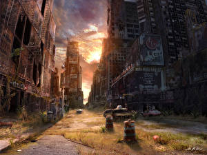 Bureaubladachtergronden Apocalypse  Fantasy