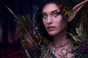 Hintergrundbilder Elfe  Fantasy Mädchens