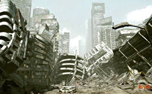 Картинка Rage разрушенный город
