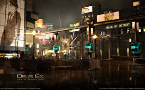 Bakgrundsbilder på skrivbordet Deus Ex Deus Ex: Human Revolution Datorspel