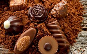 Fotos Süßigkeiten Schokolade Bonbon Kakaopulver Lebensmittel