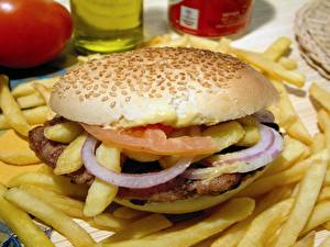 Hintergrundbilder Hamburger das Essen