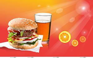 Hintergrundbilder Burger das Essen