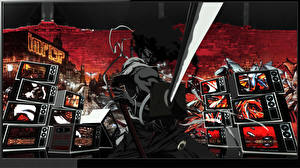 Bakgrundsbilder på skrivbordet Afro Samurai Anime