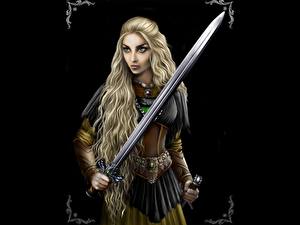 Image Warrior Swords  Fantasy Girls