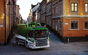 Hintergrundbilder Lastkraftwagen Scania Autos