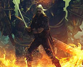 Fonds d'écran The Witcher Geralt de Riv