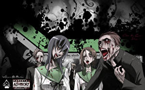 Fonds d'écran Gakuen Mokushiroku: High School of the Dead