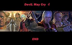 Bakgrundsbilder på skrivbordet Devil May Cry Devil May Cry 4 Datorspel