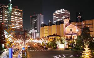 Bureaubladachtergronden Japan een stad