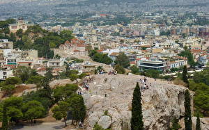 デスクトップの壁紙、、ギリシャ、Athens-Acropol、都市