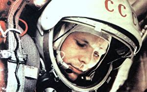 Fondos de escritorio Astronautas Yuri Gagarin Espacio exterior