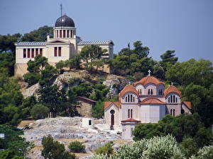 Картинки Греция Афины,Обсерватория Города