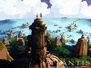Bureaubladachtergronden Disney Atlantis: De Verzonken Stad