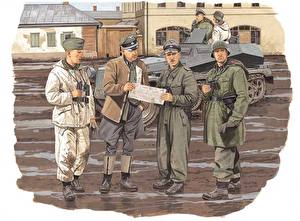 Картинки Рисованные Солдаты Армия