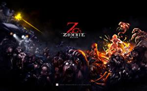 Bakgrundsbilder på skrivbordet Zombie Online dataspel